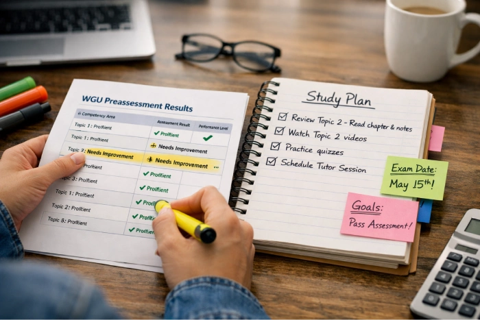 WGU Preassessment Results to Build a Smarter Study Plan